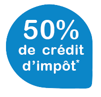 credit d'impot 50 pour cent